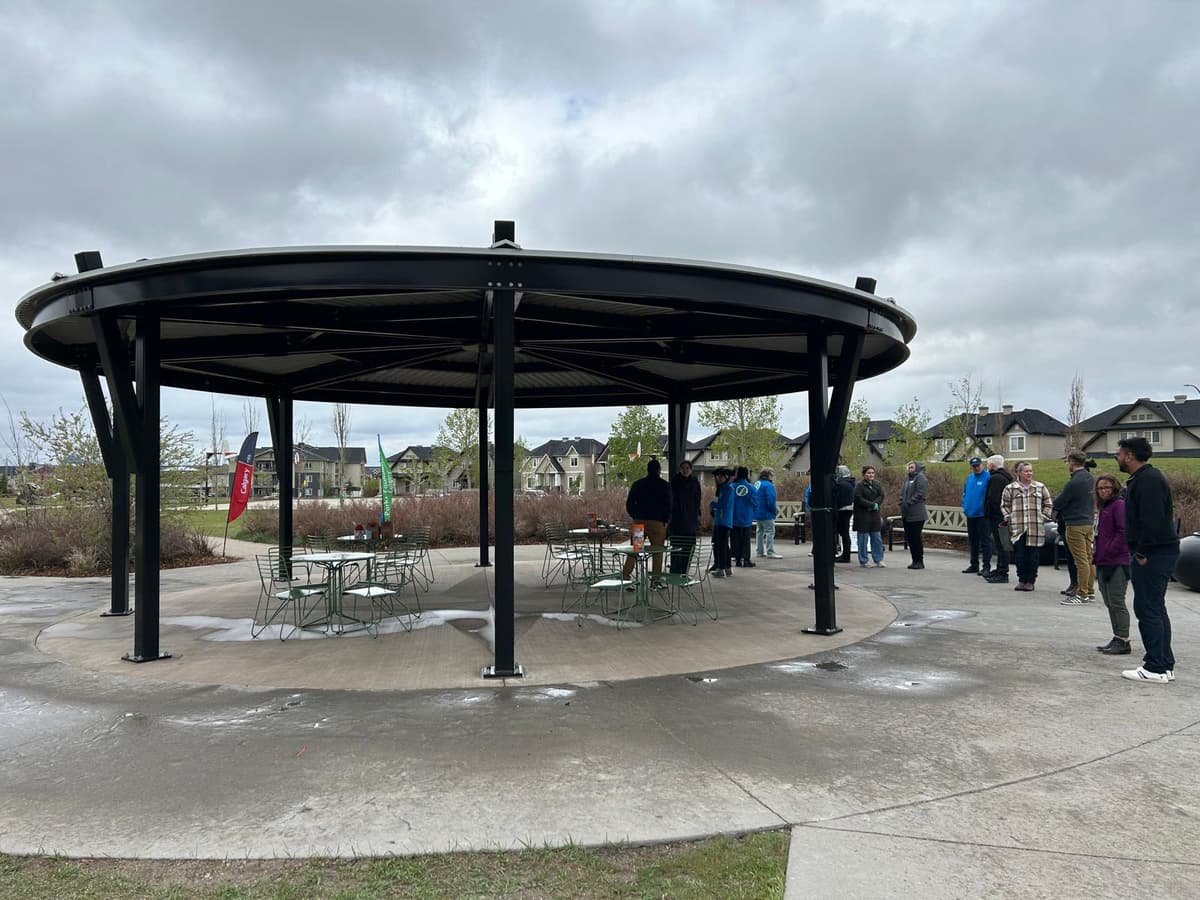 Shaded structure: Skyview Ranch Park (Opposite of Circle K)