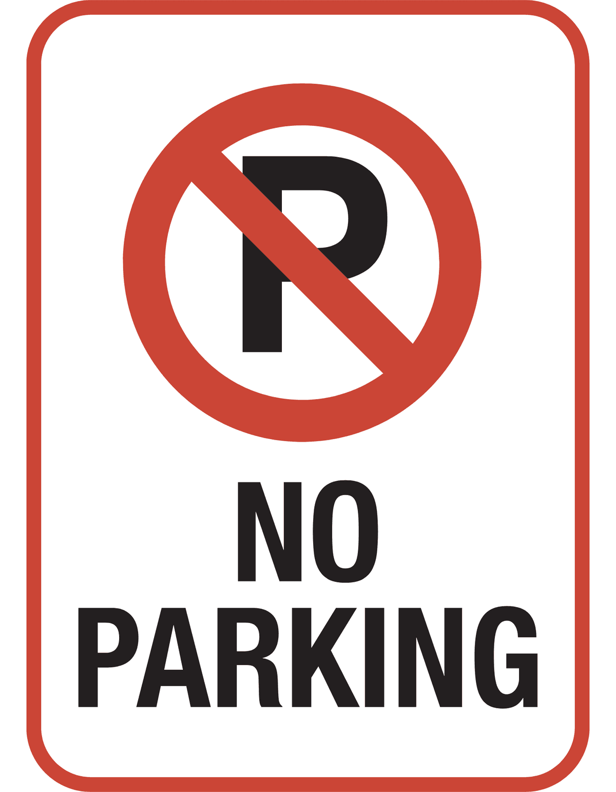 No parking zone: Redstone Blvd near future school