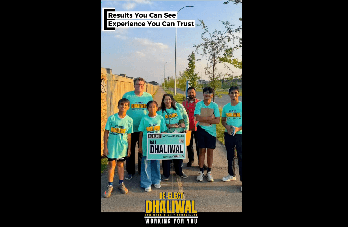 Out in Ward 5, knocking on doors and connecting with residents.