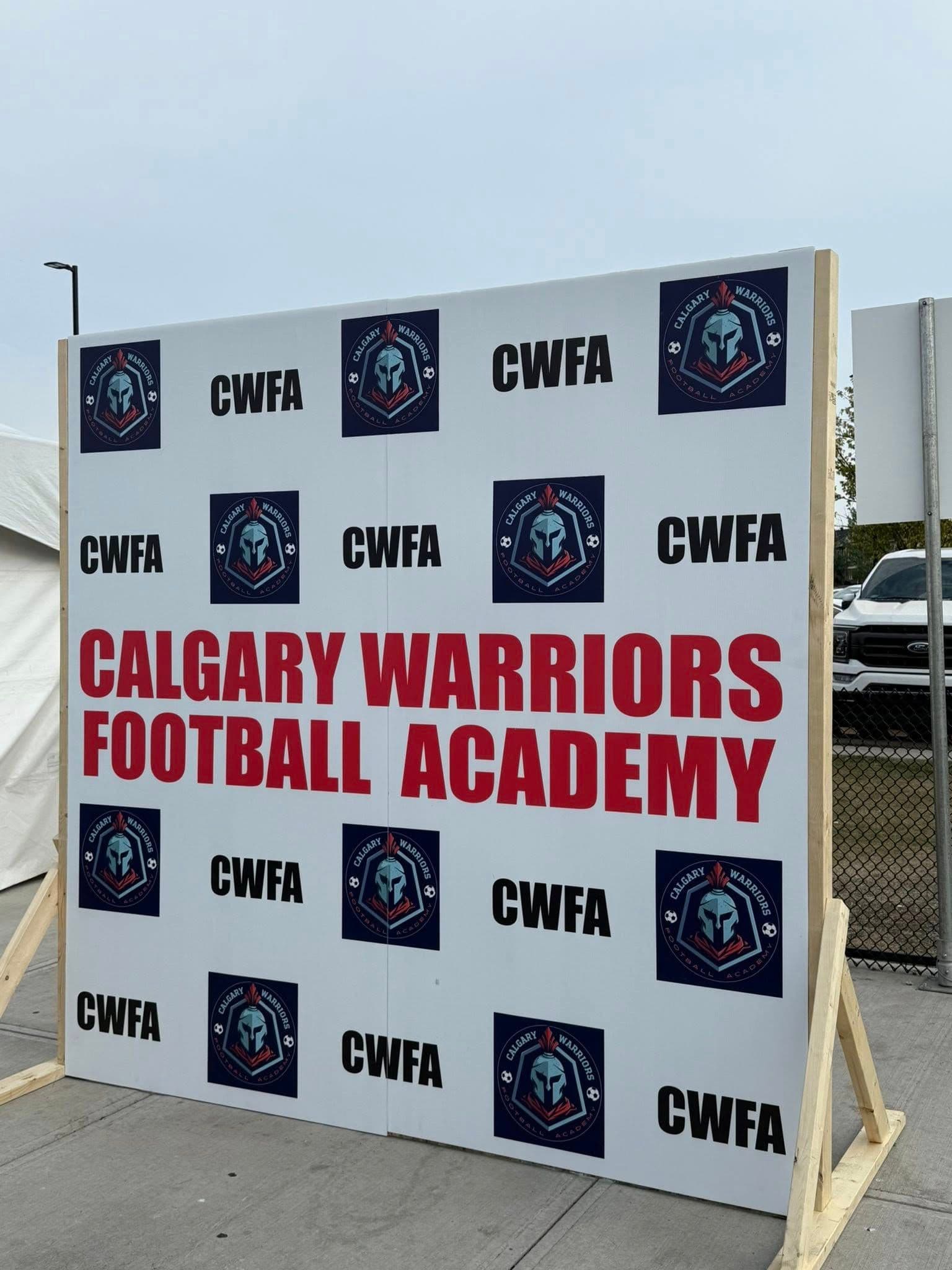 Had a great time at the Calgary Warriors Football Academy soccer game today at the Genesis Centre!