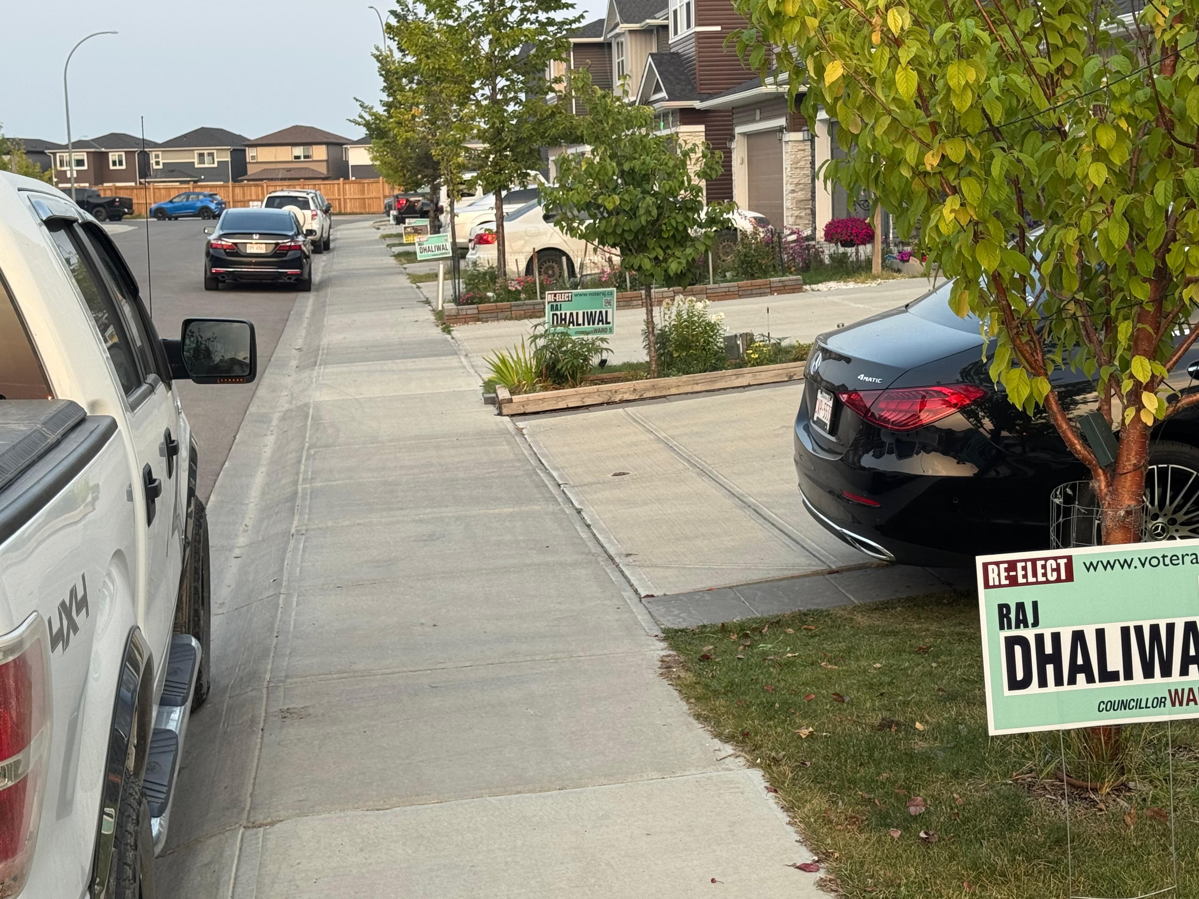 Out in Ward 5, knocking on doors and connecting with residents.