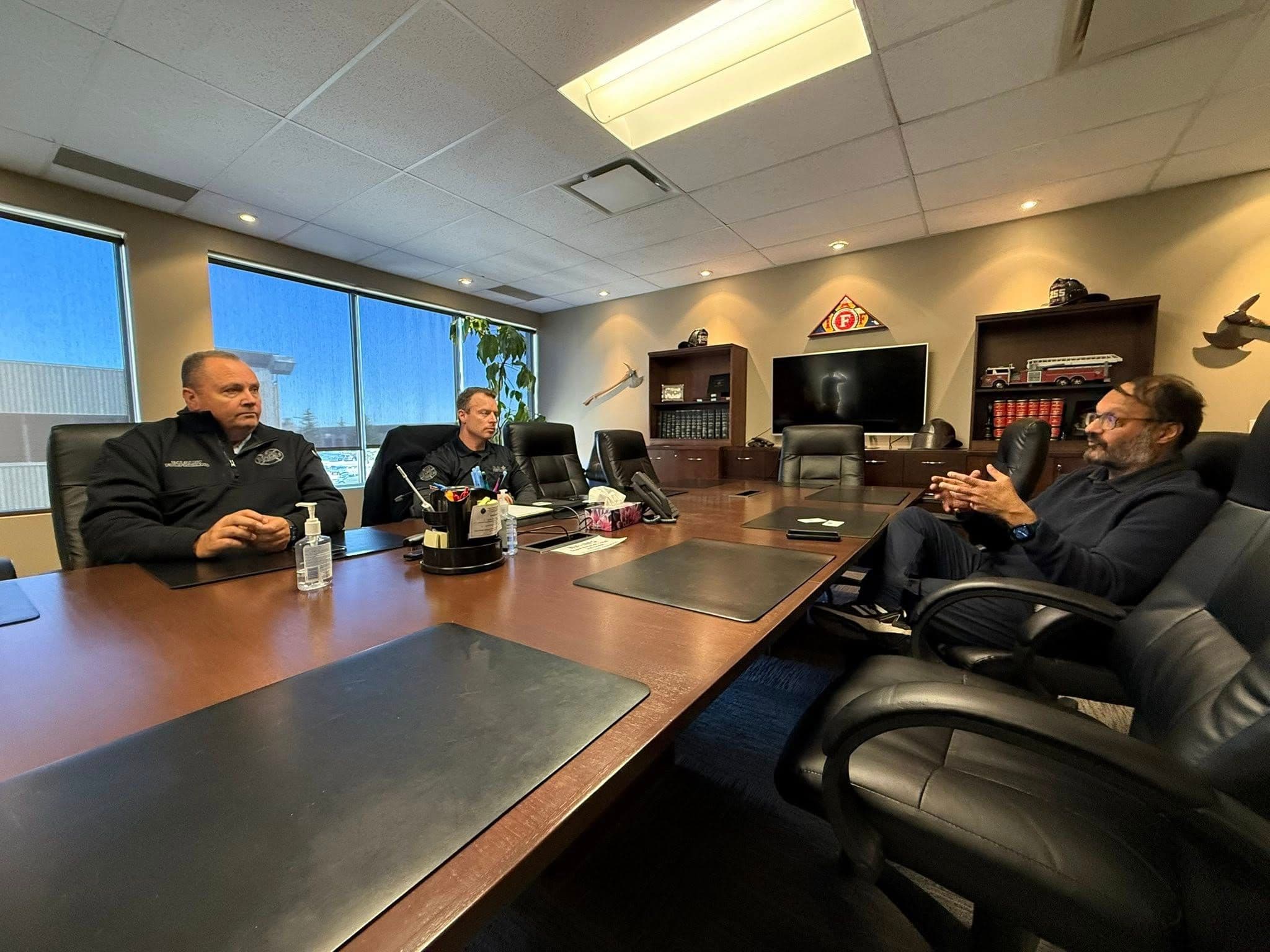 It was an honour to meet with Calgary Firefighters Association from Local 255