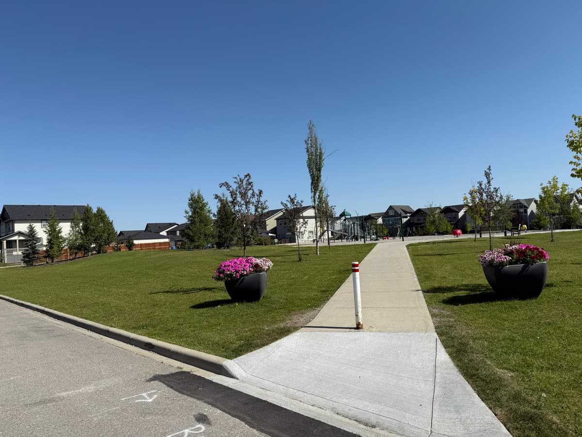 Wheelchair ramp: 121 Skyview Pt Green