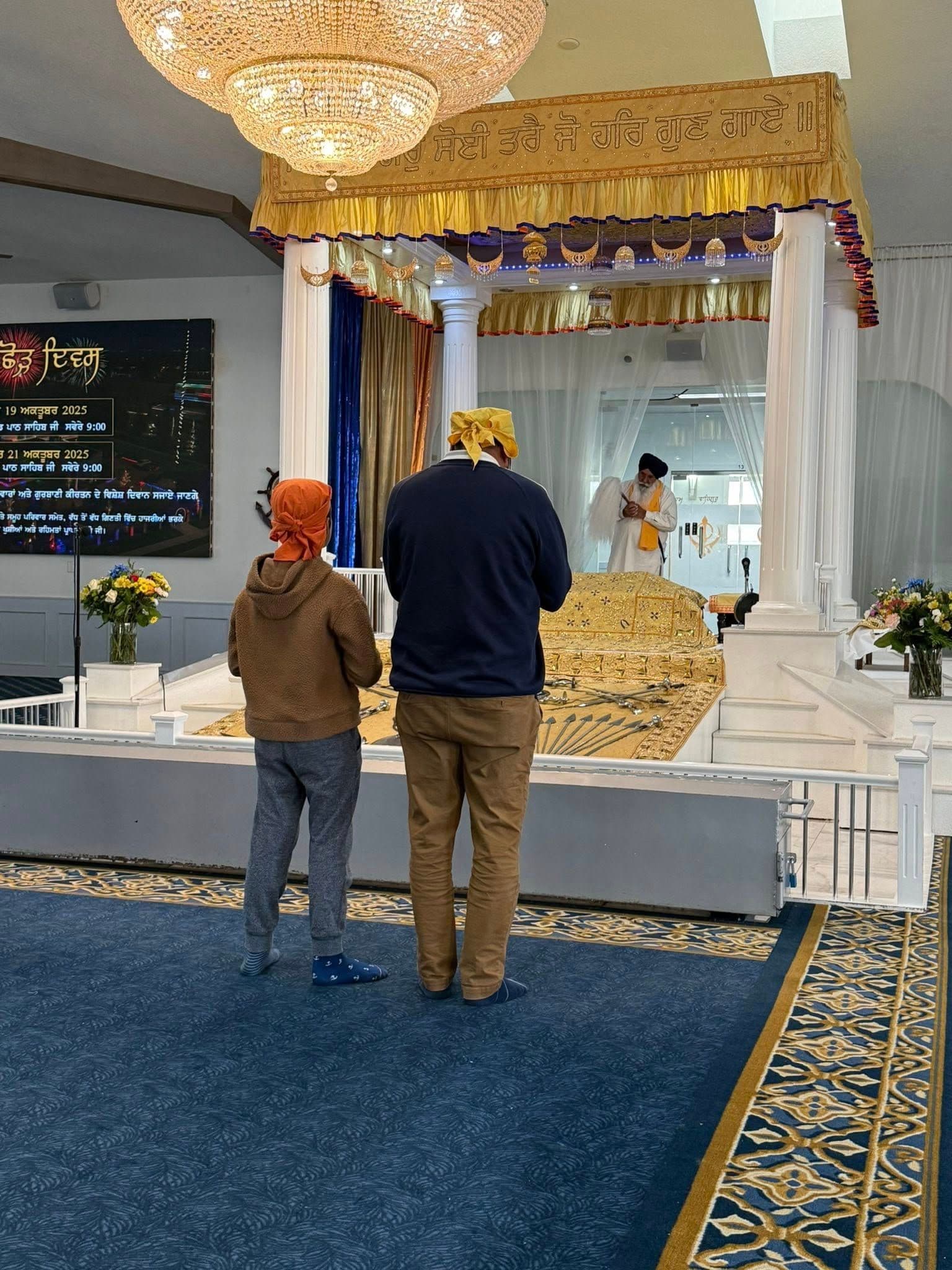 I started my day with blessings at the Gurdwara and then went to cast my vote at the Genesis Centre.