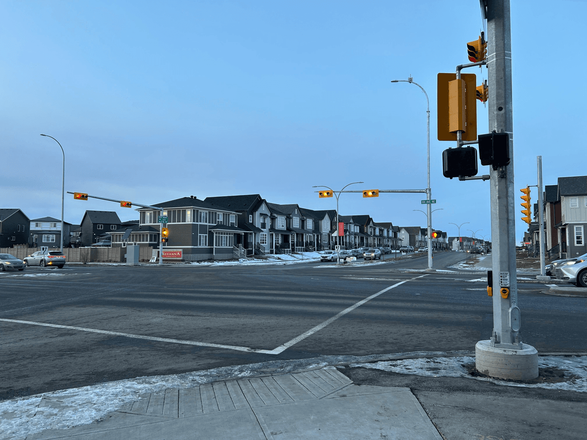 Traffic Lights: 88 Ave NE & 46 St NE